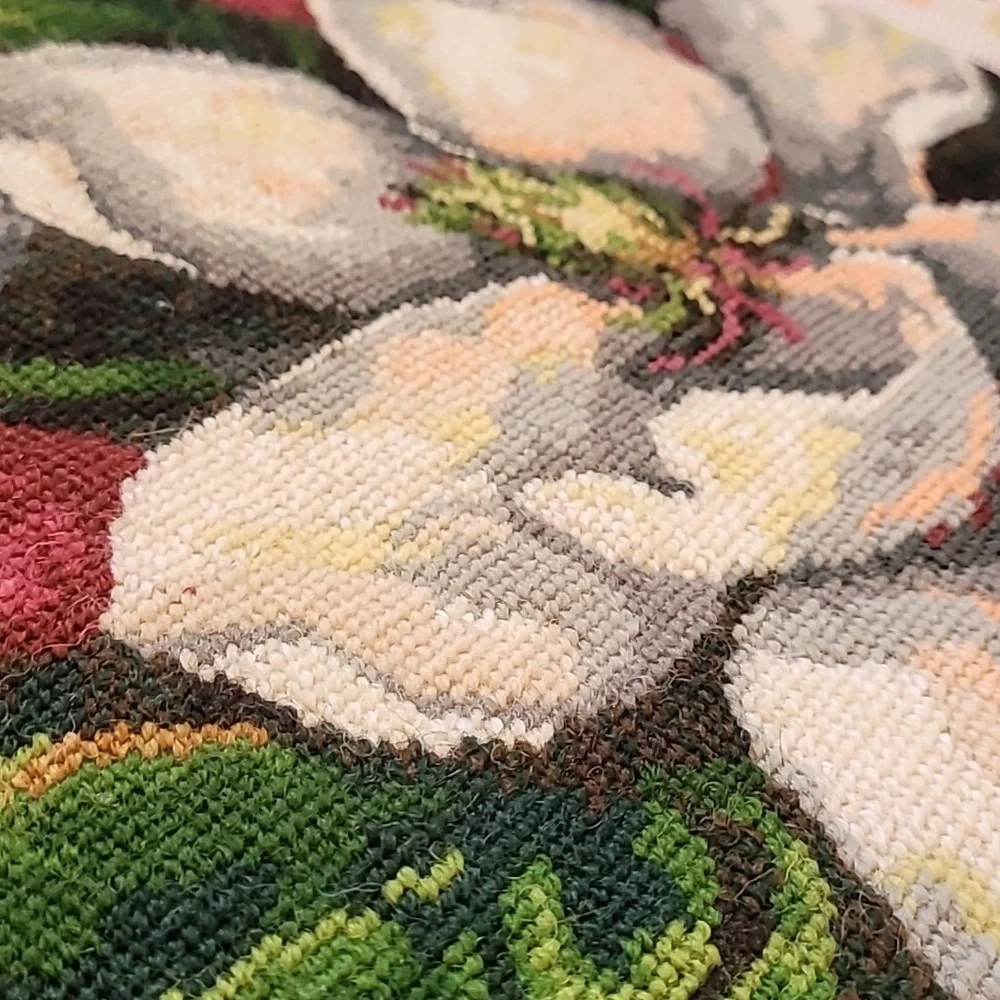 Magnolia Needlepoint Tapistry - Picture 2 of 5